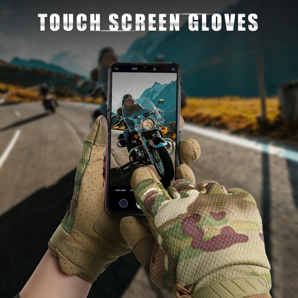 Men Tactical Gloves Camo