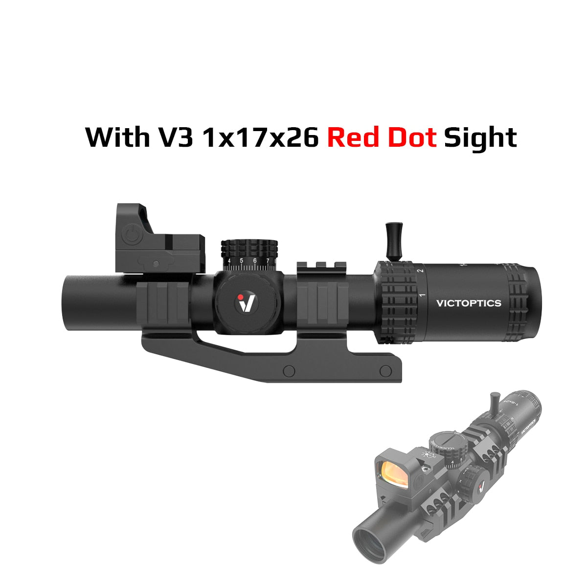 S6 1-6x24 SFP Riflescope With Illumination Turret lock System