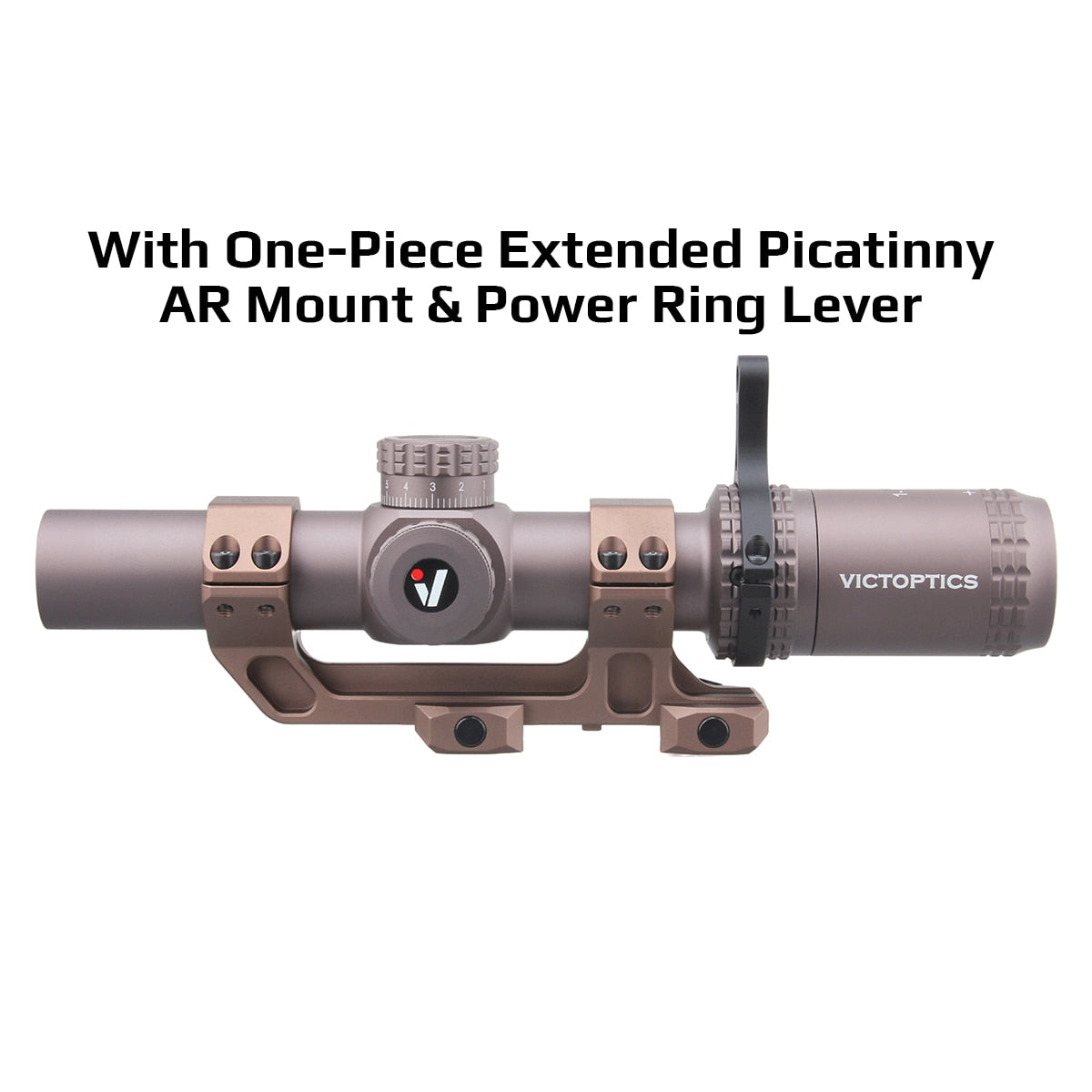S6 1-6x24 SFP Riflescope With Illumination Turret lock System