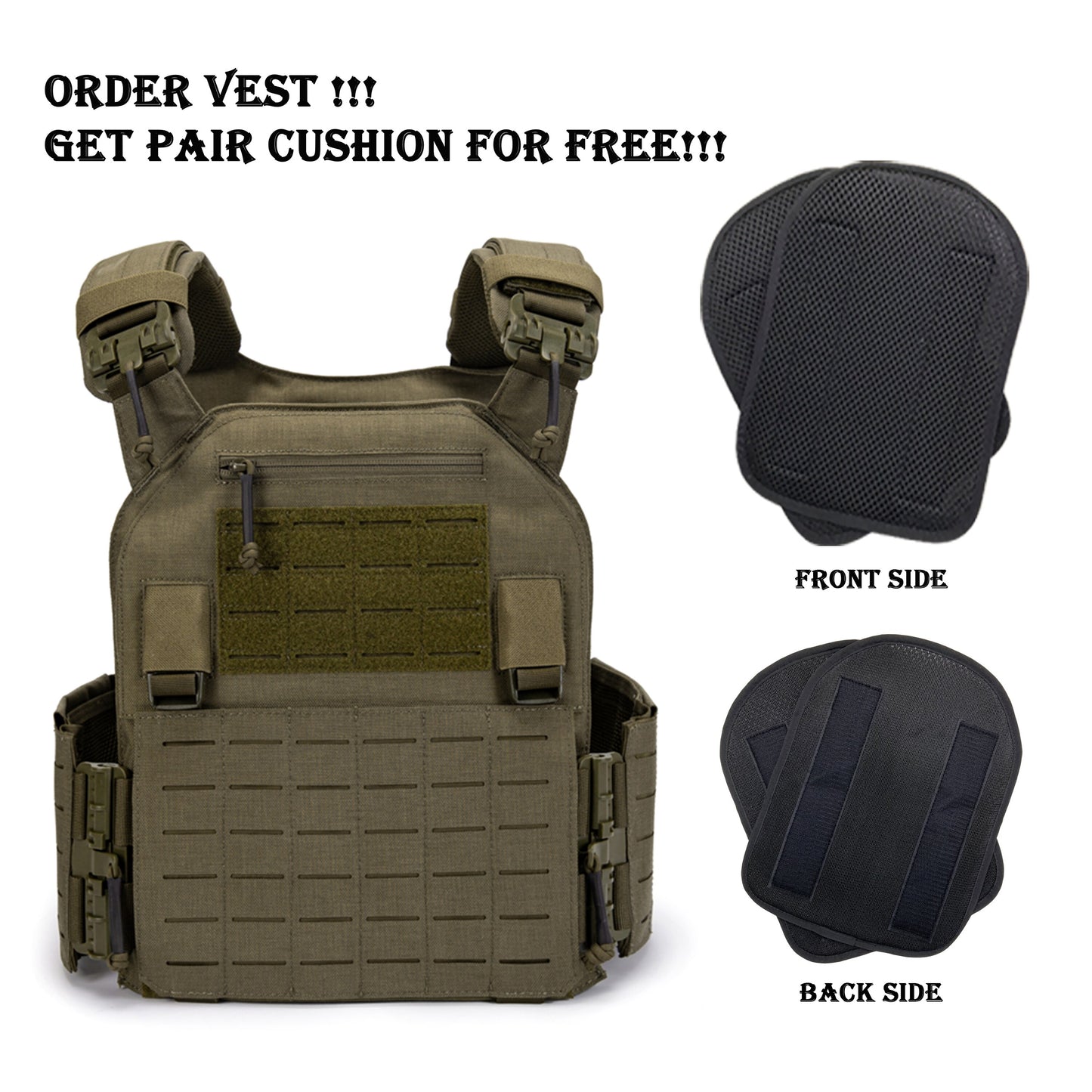 Nylon Tactical Armor Vest Plate Carrier Tactical