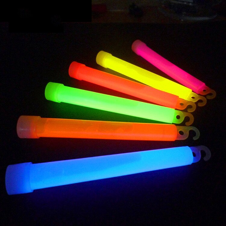 6-INCH Industrial Grade Glow Sticks Ultra Bright Party Camping Outdoor Emergency Light Glowstick Chemical Fluorescent Glow Stick