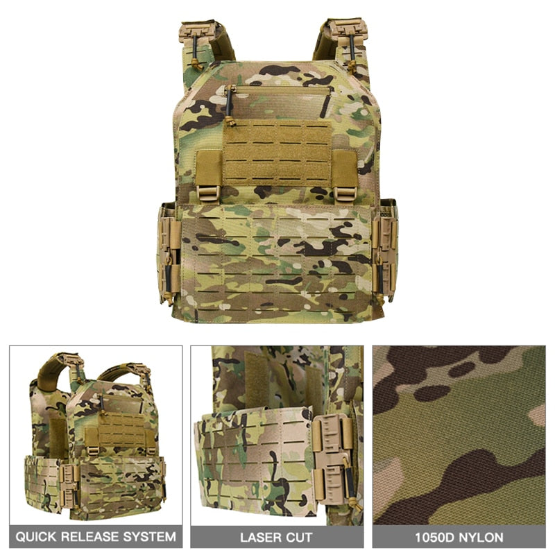 Nylon Large Plate Carrier Tactical Vest