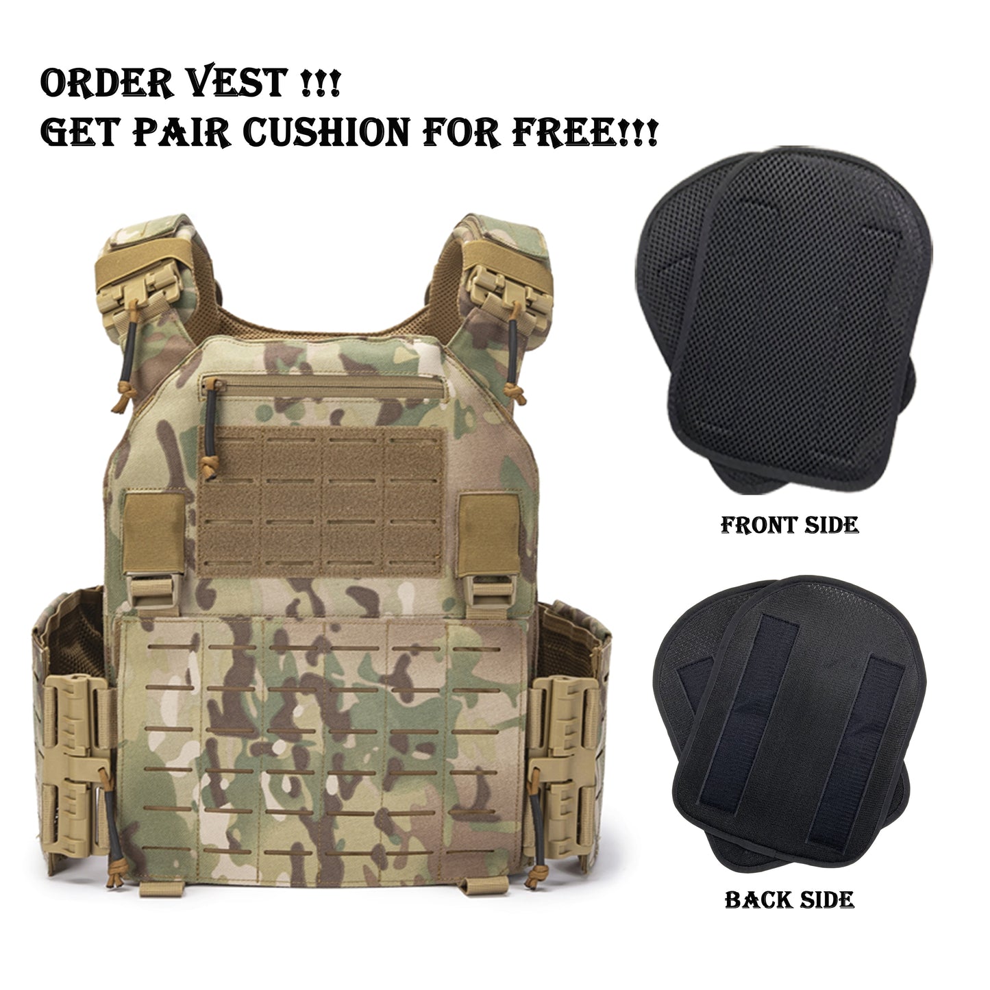 Nylon Tactical Armor Vest Plate Carrier Tactical