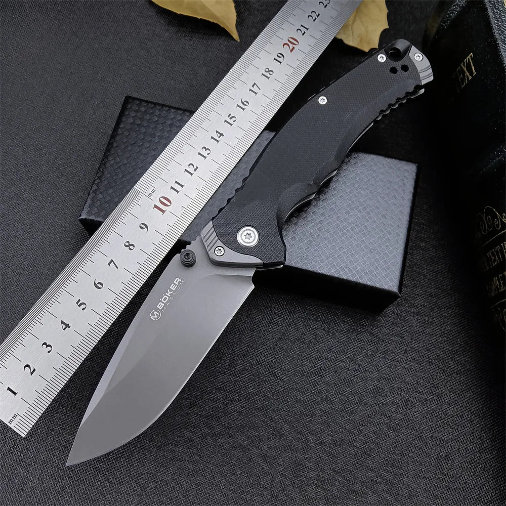 Boker Bearing Tactical EDC Folding Pocket Knife G10 Blade