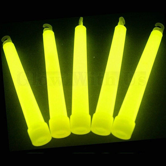 6-INCH Industrial Grade Glow Sticks Ultra Bright Party Camping Outdoor Emergency Light Glowstick Chemical Fluorescent Glow Stick