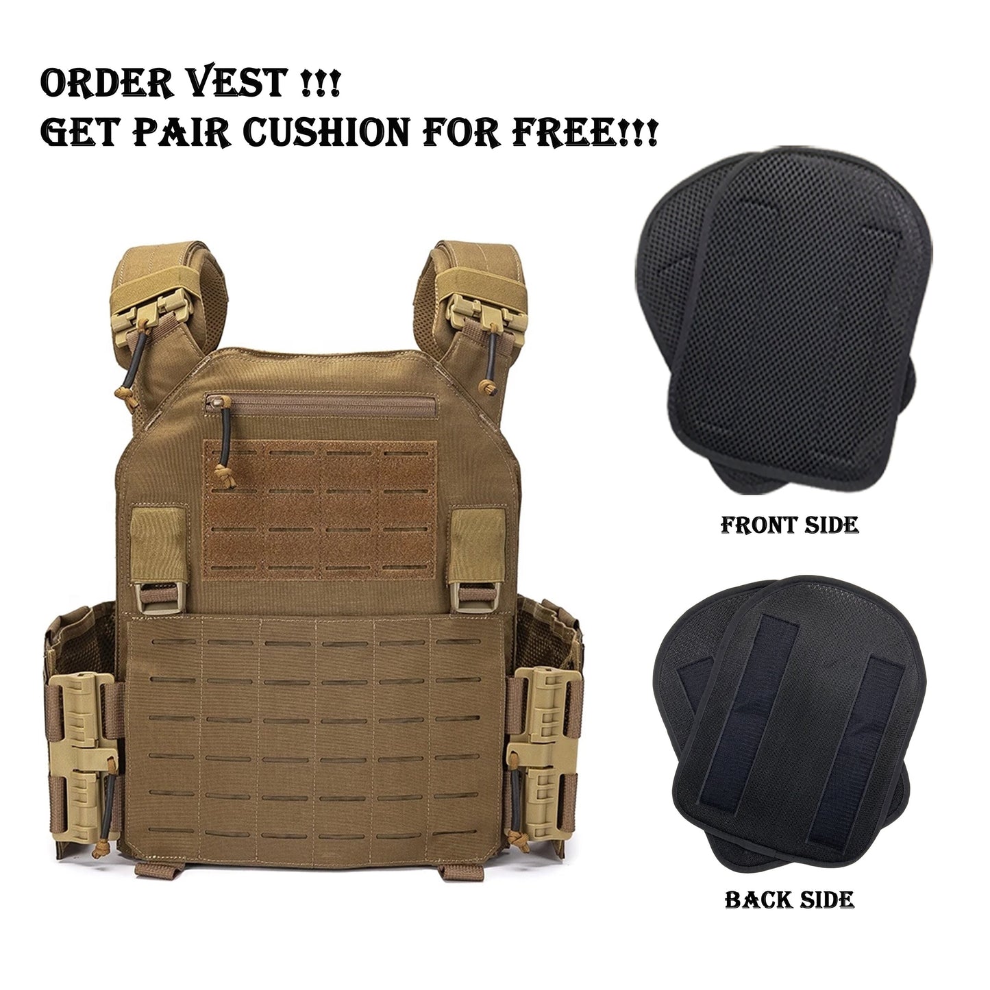 Nylon Tactical Armor Vest Plate Carrier Tactical