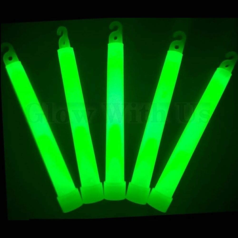 6-INCH Industrial Grade Glow Sticks Ultra Bright Party Camping Outdoor Emergency Light Glowstick Chemical Fluorescent Glow Stick