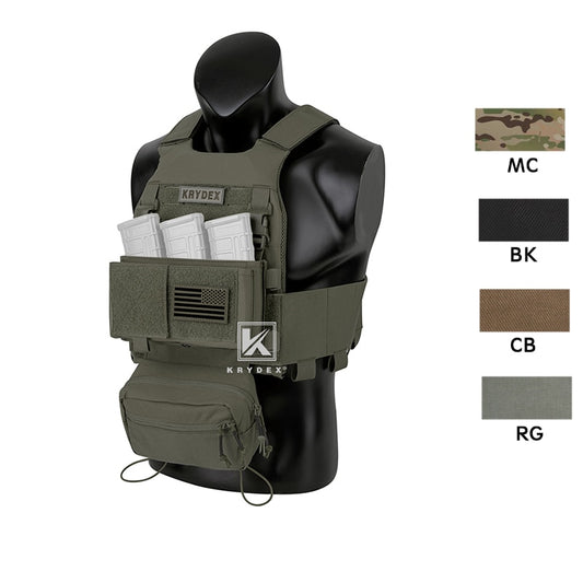 Low Vis Slick Plate Carrier Tactical Vest